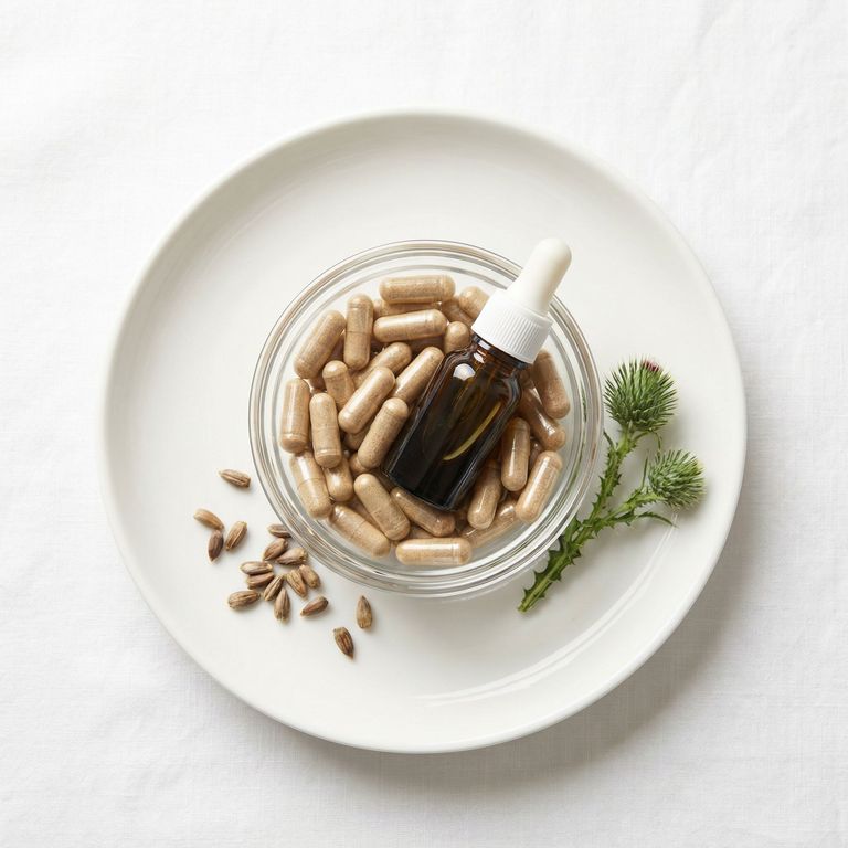 Unbranded presentation of Milk Thistle Seed Extract