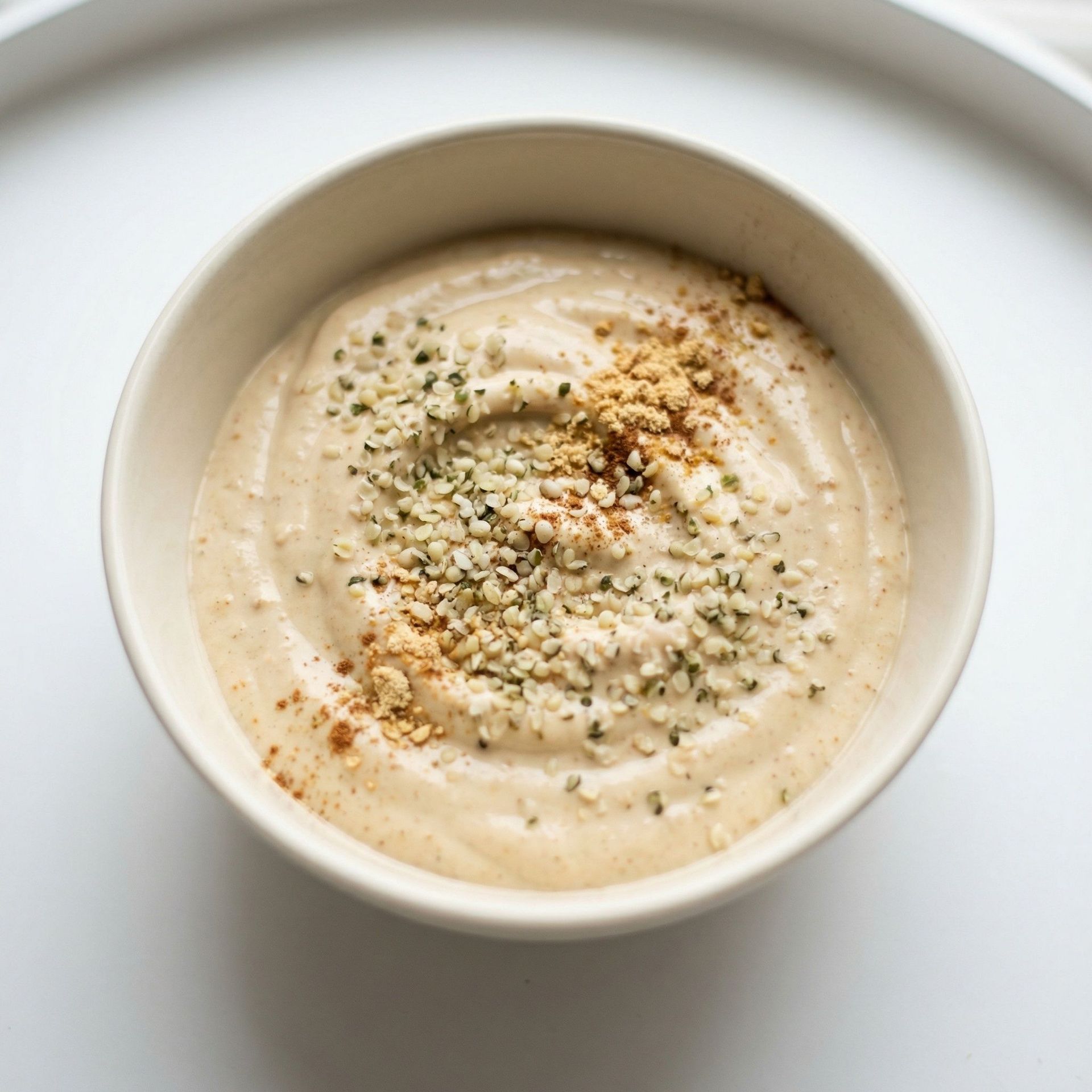 Peanut Butter Protein Yogurt Bowl, prepared as a finished Lila recipe