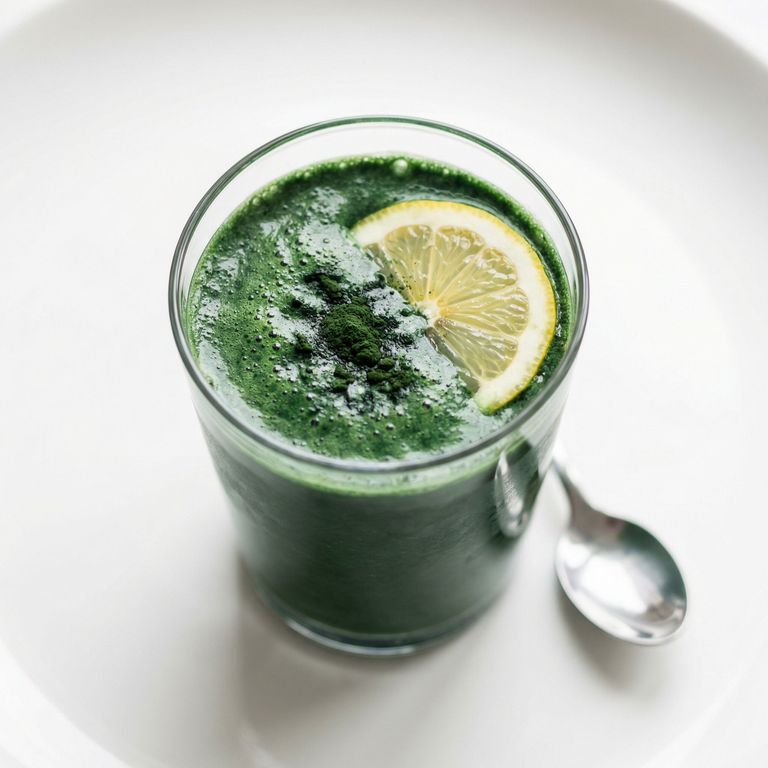 Unbranded presentation of Organic Spirulina Powder