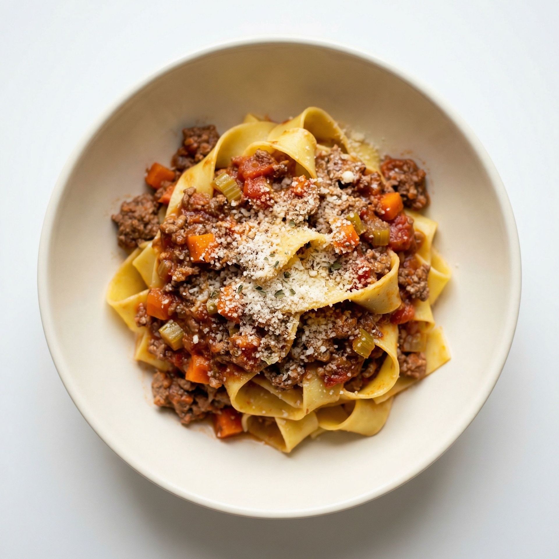 Slow-Simmered Beef Ragu With Pappardelle, prepared as a finished Lila recipe